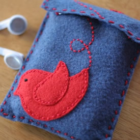 Funda de fieltro para moviles